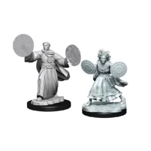 Critical Role Unpainted Miniatures (W1) Human Graviturgy and Chronurgy Wizards Female