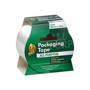 Shurtape Duck Tape Packaging Tape 50mm x 25m Clear