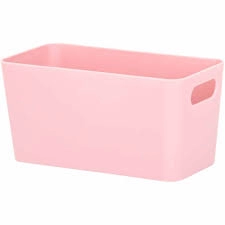 Wham Studio Rectangular Basket 7.01 Pink PP Random Copolymer - wilko