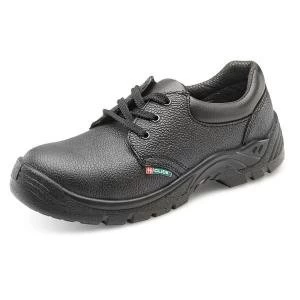 Click Footwear Double Density Economy Shoe S1 PU Leather Size 13 Black