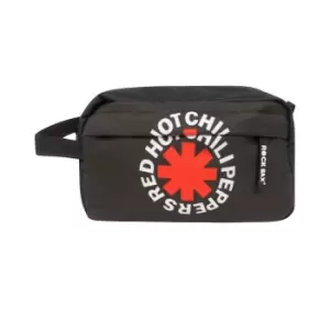 Rock Sax Official Unisex Red Hot Chili Peppers Washbag (One Size) (Black)