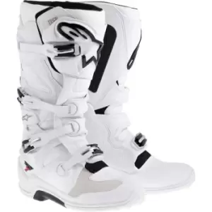 Alpinestars Tech 7 Motocross Boots, white, Size 44 45, white, Size 44 45