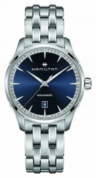 Hamilton Jazzmaster Auto Stainless Steel Bracelet Blue Watch