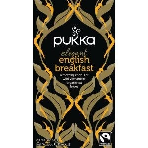 Pukka Elegant English Breakfast Fairtrade Tea Pack of 20 P5050