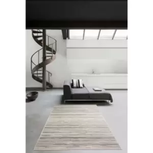 Homespace Direct - Brighton Indoor/Outdoor Rug Light Grey 60x110cm - Grey