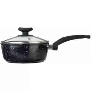 Premier Housewares - Stoneflam Saucepan with Glass Lid - 18cm