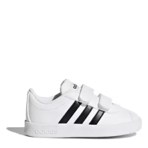 adidas VL Court 2.0 Infant Boys Trainers - White