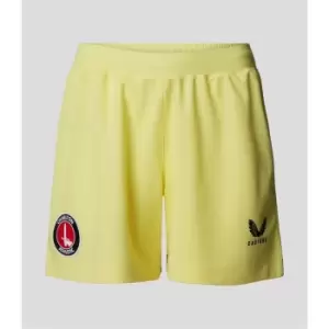 Castore Charlton Athletic Home Goal Keeper Shorts Womens - Yellow