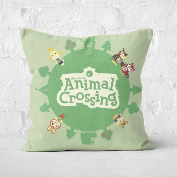 Animal Crossing Square Cushion - 60x60cm - Soft Touch
