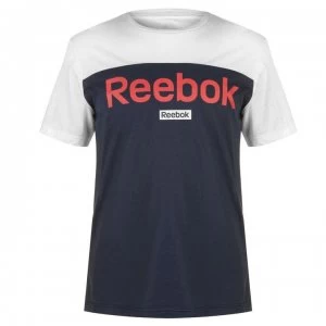 Reebok BL Short Sleeve T Shirt Mens - White