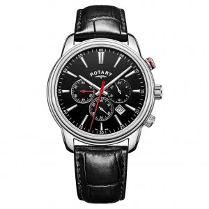 Rotary Black 'Oxford' Chronograph Classical Watch - GS05083/04