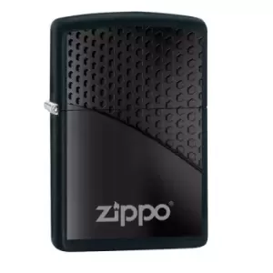 Zippo 218 Black Hexagon Design Windproof Lighter