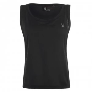 Spyder Vista Sleeveless T Shirt Ladies - Black
