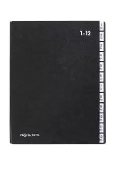 Pagna 24441-04 divider book Black A4