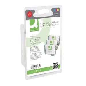 Q-Connect Epson T130640 XHY Ink Cartridge Pack CMY Pack of 3