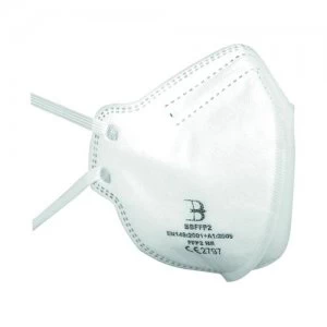 FFP2 CE Certified Respirator Mask Pack of 20 BBFFP2