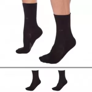 Calvin Klein 2-Pack Carter Dress Socks - Black M/L