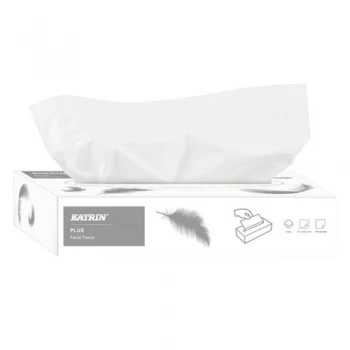 Katrin Plus Facial Tissues 2-Ply 100 Sheets Pack of 40 11797