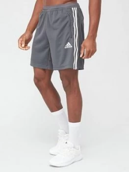 adidas 3-Stripe Shorts - Grey, Size L, Men