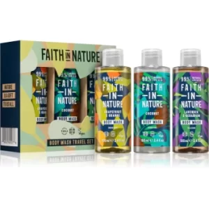 Faith In Nature Body Wash Travel Set Travel Set (for Shower)