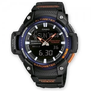Casio SGW-450H-2BER watch Bracelet watch Male Black Blue Orange