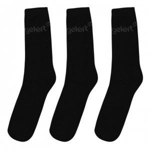 Gelert 3 Pack Mens Thermal Socks - Black