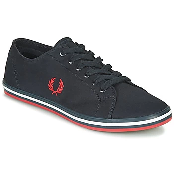 Fred Perry KINGSTON TWILL mens Shoes Trainers in Blue