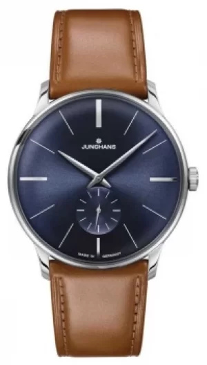 Junghans Mens Meister Hand-winding Brown Leather Strap 027/ Watch