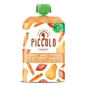 Piccolo Organic Carrot Sweet Potato & Butternut Squash 4m+