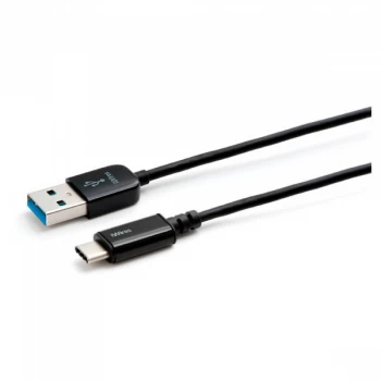 526506 1m USB C Plug USB 3.0 A Plug - Black