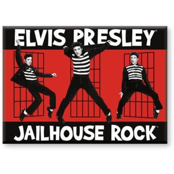 Elvis Jailhouse Flat Magnet