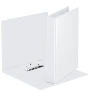 Esselte A4 White 25mm 2 D Ring Presentation Binder Pack of 10 49737