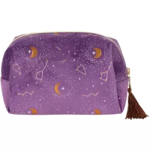 Something Different - Constellation Tassel Toiletry Bag (One Size) (Purple)