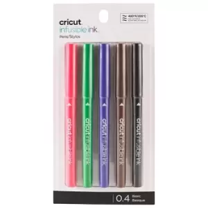 Cricut Infusible Ink Basic Marker Pen Set 0.4 Fine Point Set of 5