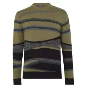 French Connection Camo Jumper - Green