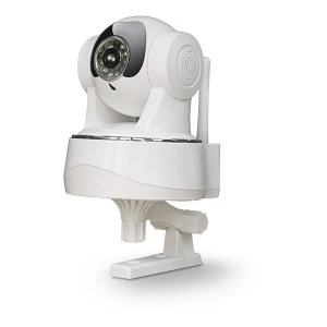 Dynamode - Wireless Indoor Pan-Tilt-Zoom IP Camera (White)