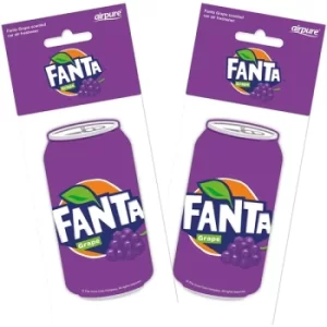 Airpure Fanta Grape Fizzy Drink Can Car Air Freshener (Case Of 12)