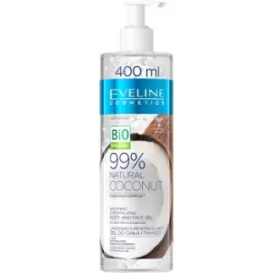 Eveline Cosmetics Bio Organic Natural Coconut Soothing Gel for Sensitive Skin 400ml