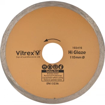 Vitrex Diamond Hi Glaze Blade 110mm