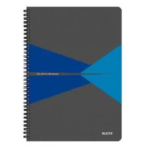 Leitz Office Notebook A4 ruled, wirebound with cardboard cover