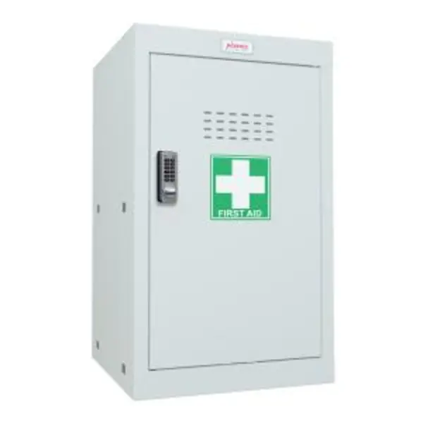Phoenix MC Series Size 3 Cube Locker in Light Grey with Electronic