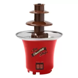 Global Gizmos 50990 65W 3-Tier Chocolate Fountain - Red