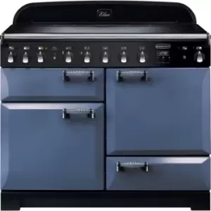 Rangemaster Elan Deluxe ELA110EISB 110cm Electric Range Cooker with Induction Hob - Stone Blue - A/A/A Rated