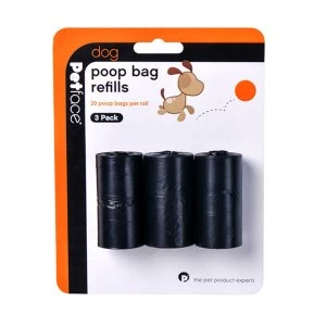 Petface Poop Bag Dispenser Refills - 3 Pack