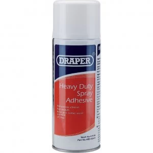 Draper Heavy Duty Adhesive Spray 400ml