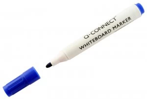 Q Connect Drywipe Marker Blue - 10 Pack