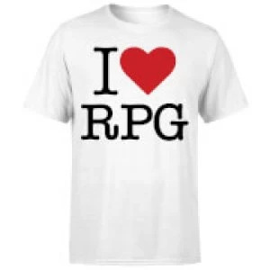 I Love RPG T-Shirt - White - 5XL