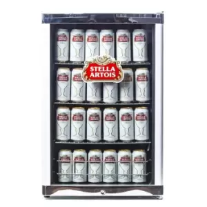 Husky HUS-HU218 Stella Artois Freestanding Undercounter Drinks Cooler - Silver