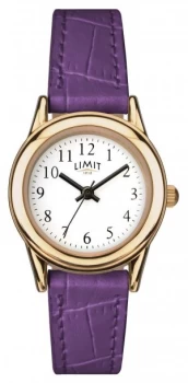 Limit Womens Purple Strap White Dial 6982 Watch