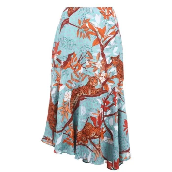 Biba Asymmetric Midi Skirt - Printed